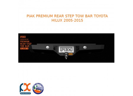 Piak Premium Rear Step Tow Bar Fits Toyota Hilux 2005-2015