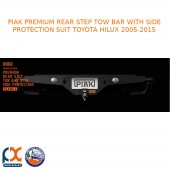 PIAK PREMIUM REAR STEP TOW BAR WITH SIDE PROTECTION FITS TOYOTA HILUX 2005-2015