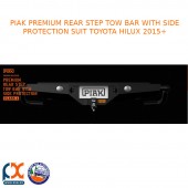 PIAK PREMIUM REAR STEP TOW BAR WITH SIDE PROTECTION FITS TOYOTA HILUX 2015+