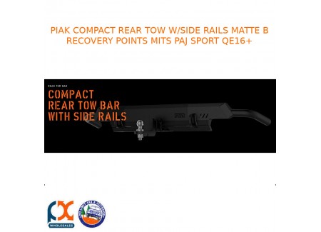 Piak Compact Rear Tow W/side Rails M B Recovery Points Fits Mits Paj Sport Qe16+