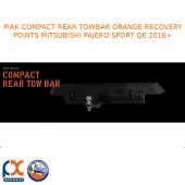 PIAK COMPACT REAR TOWBAR ORANGE RECOVERY POINTS FITS MITSUBISHI PAJ SPORT QE 16+