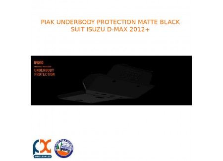 Piak Underbody Protection Matte Black Fits Isuzu D-max 2012+