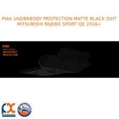 PIAK UNDERBODY PROTECTION MATTE BLACK FITS MITSUBISHI PAJERO SPORT QE 2016+