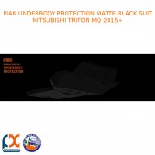 PIAK UNDERBODY PROTECTION MATTE BLACK FITS MITSUBISHI TRITON MQ 2015+