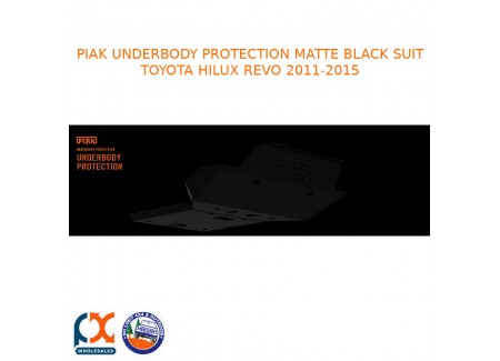 Piak Underbody Protection Matte Black Fits Toyota Hilux Revo 2011-2015