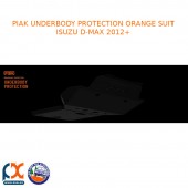 PIAK UNDERBODY PROTECTION ORANGE FITS ISUZU D-MAX 2012+