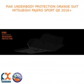 PIAK UNDERBODY PROTECTION ORANGE FITS MITSUBISHI PAJERO SPORT QE 2016+