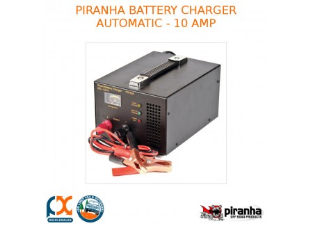 Piranha Battery Charger Automatic - 10 Amp