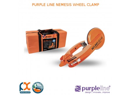 Purple Line Nemesis Wheel Clamp