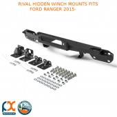 RIVAL HIDDEN WINCH MOUNTS FITS FORD RANGER 2015-