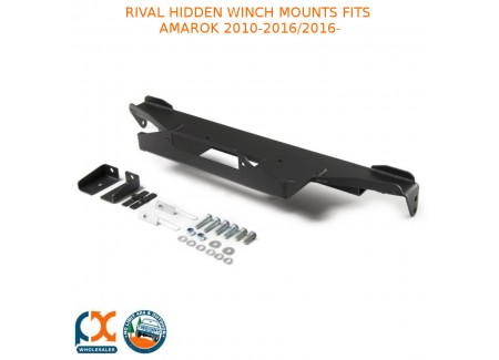 Rival Hidden Winch Mounts Fits Vw Amarok 2010-2016/2016-