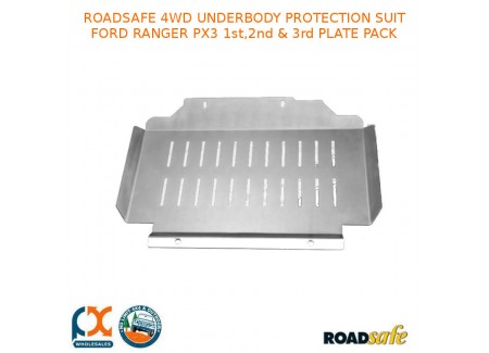 Roadsafe 4wd Underbody Protection Fits Ford Ranger Px3 1st,2nd & 3rd Plate Pack